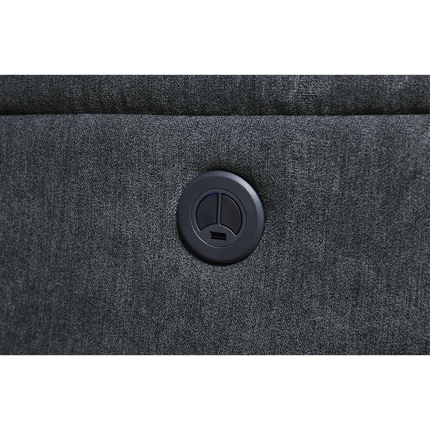 Recliner Chair With Power Function Easy Control Big Stocks, Recliner Single Chair - Dark Gray