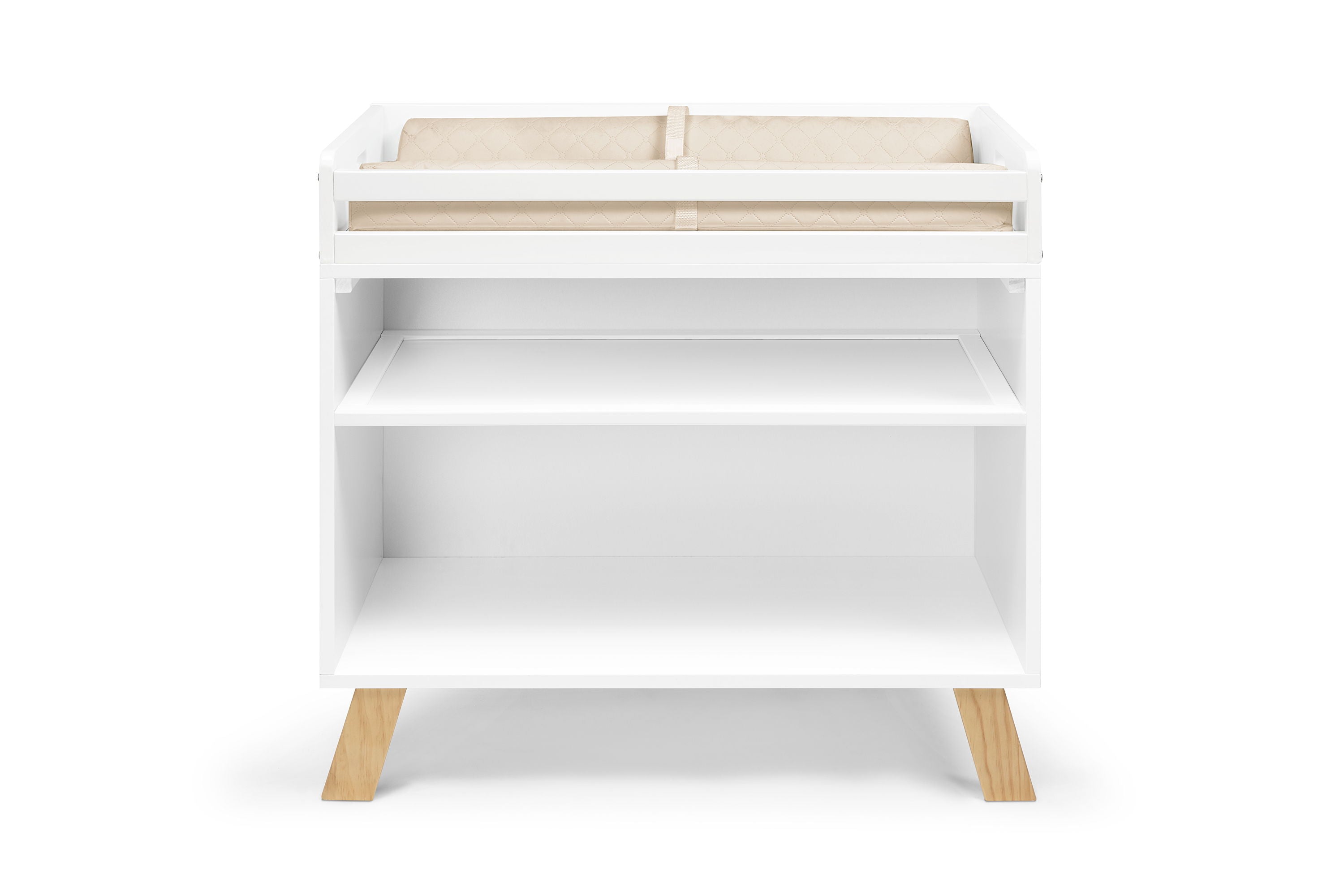 Livia - Multi Purpose Changing Table - White, Natural
