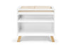 Livia - Multi Purpose Changing Table - White, Natural