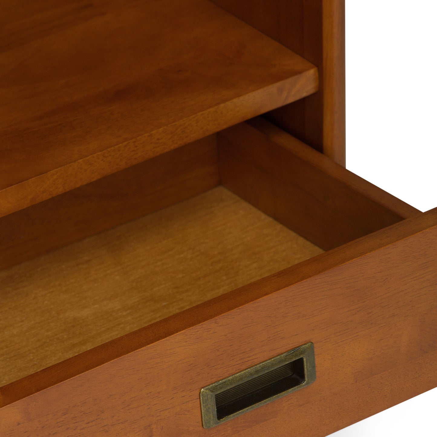 Draper - Mid Century Bookcase And Storage Unit - Teak Brown