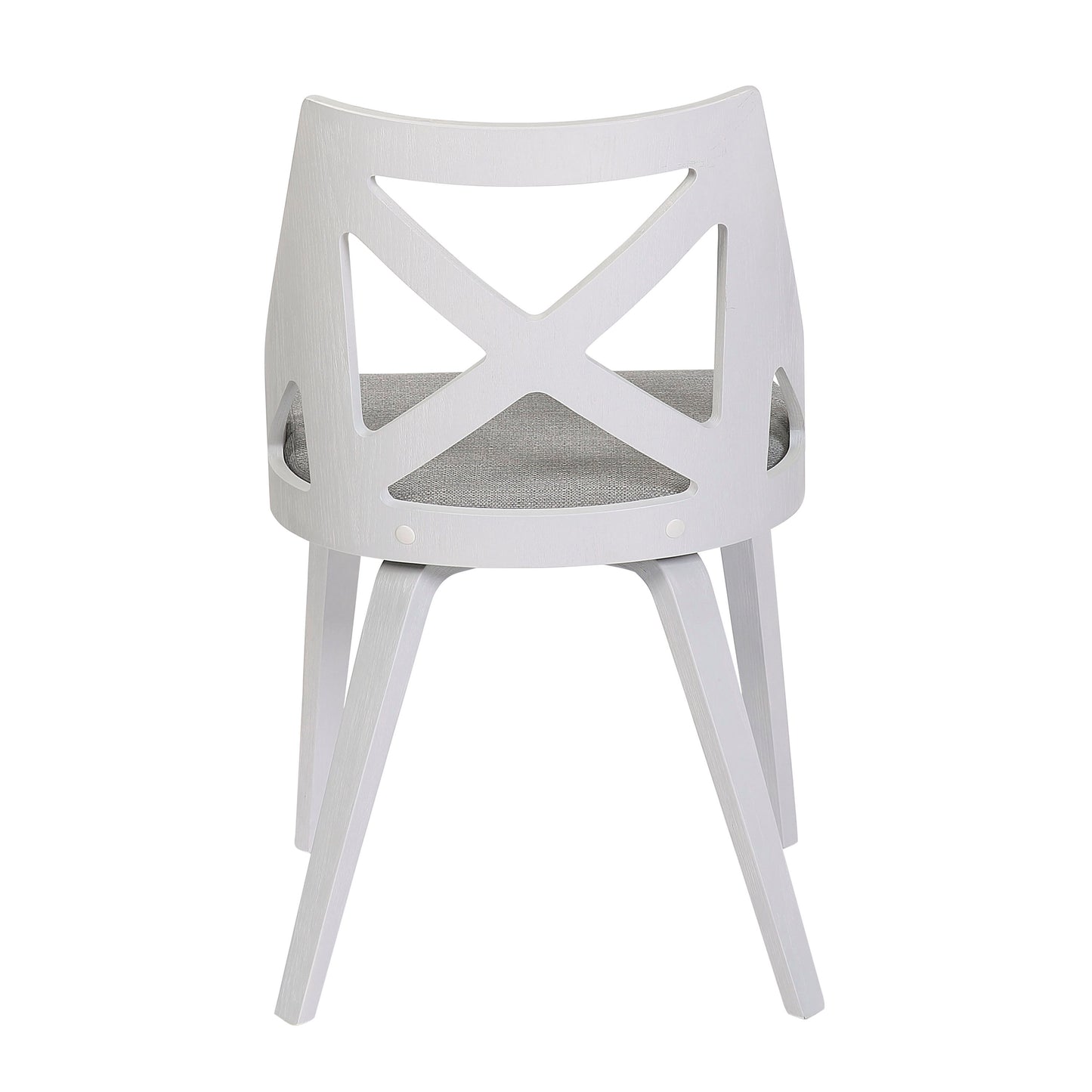 Charlotte - Farmhouse Chair (Set of 2) - White / Light Gray