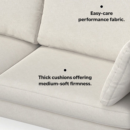 Ava - Mid Century Sofa - Cream