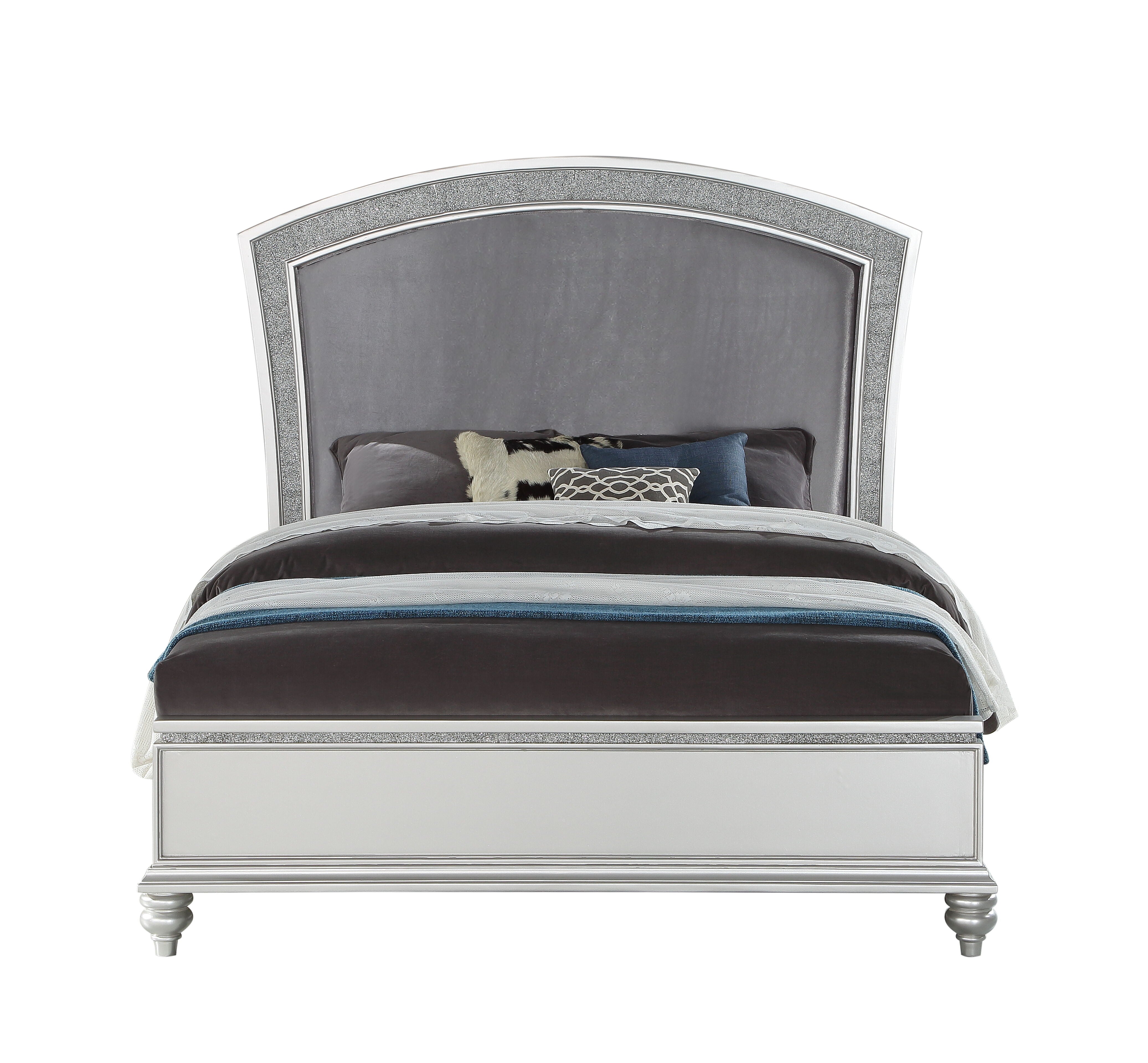 Maverick - Queen Bed - Silver