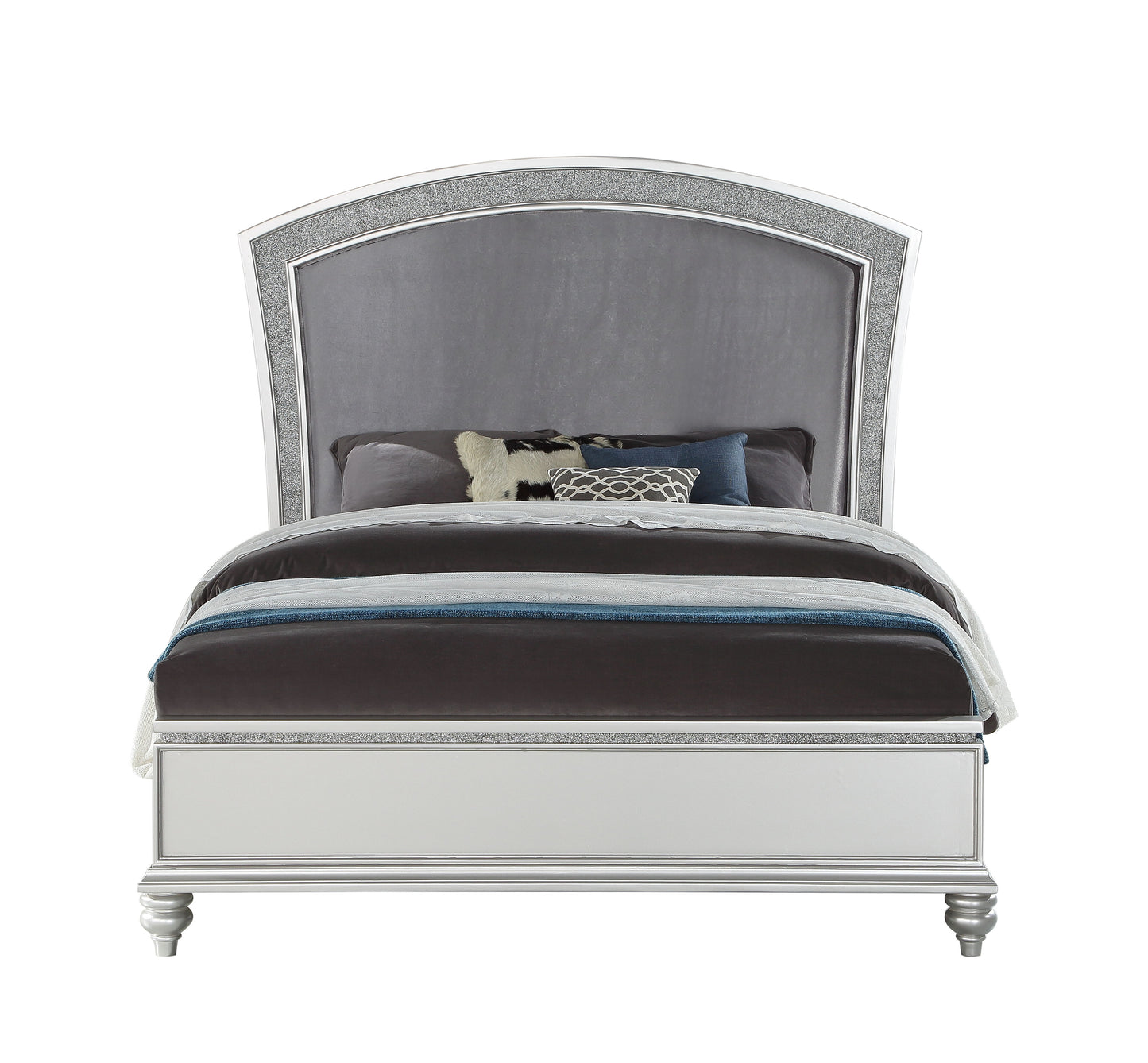 Maverick - Queen Bed - Silver