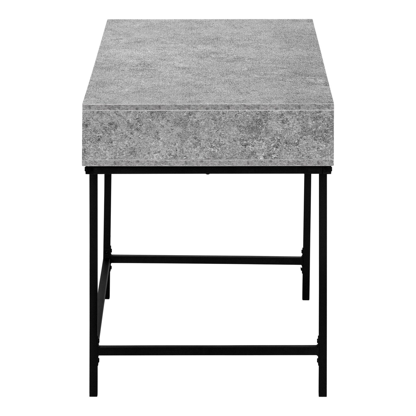 Computer Desk For Home Office, Laptop, Storage Drawers, Versatile Placement - Gray