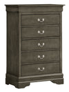 Traditional Style Storage Chest - Gray