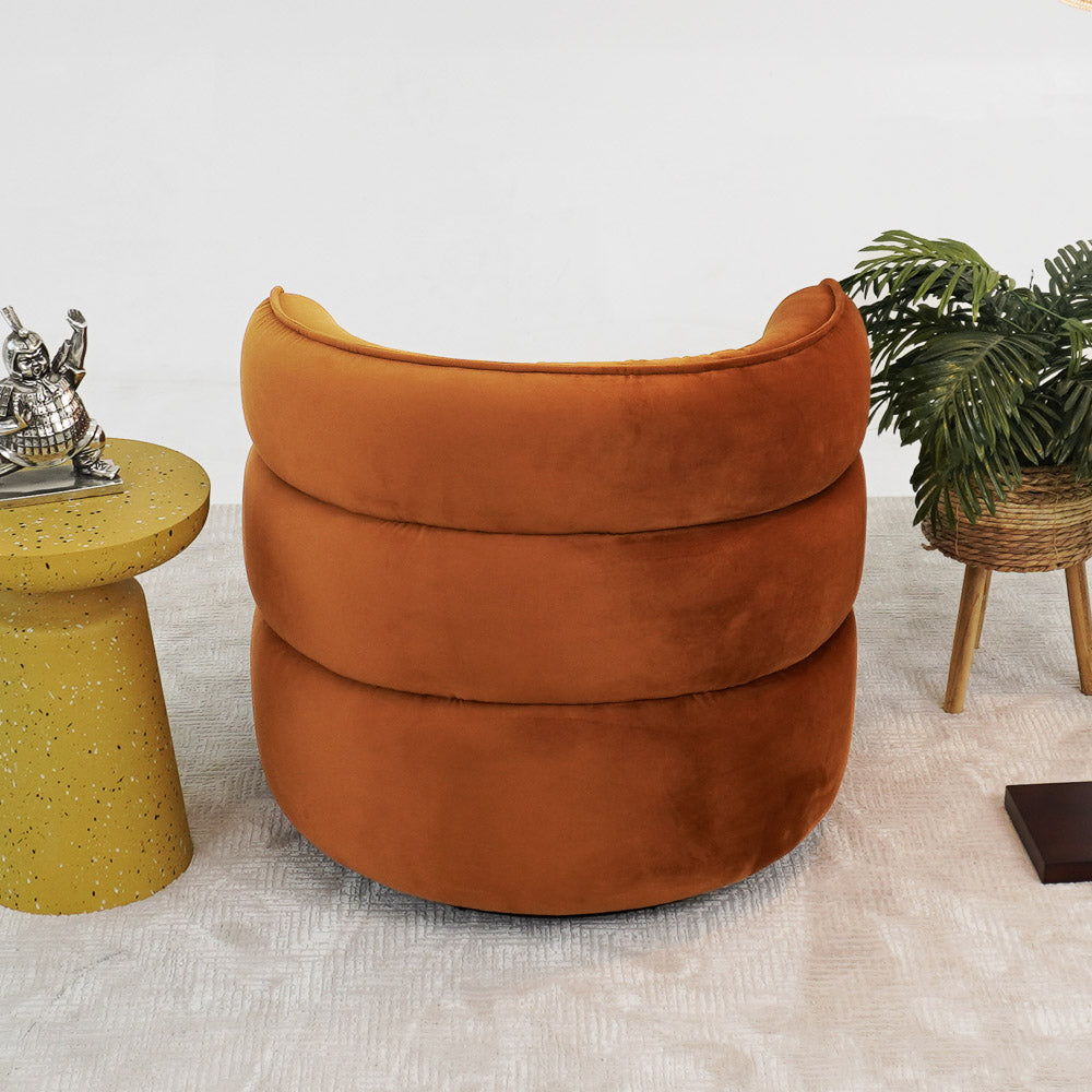 Walden - Swivel Chair - Burnt Orange