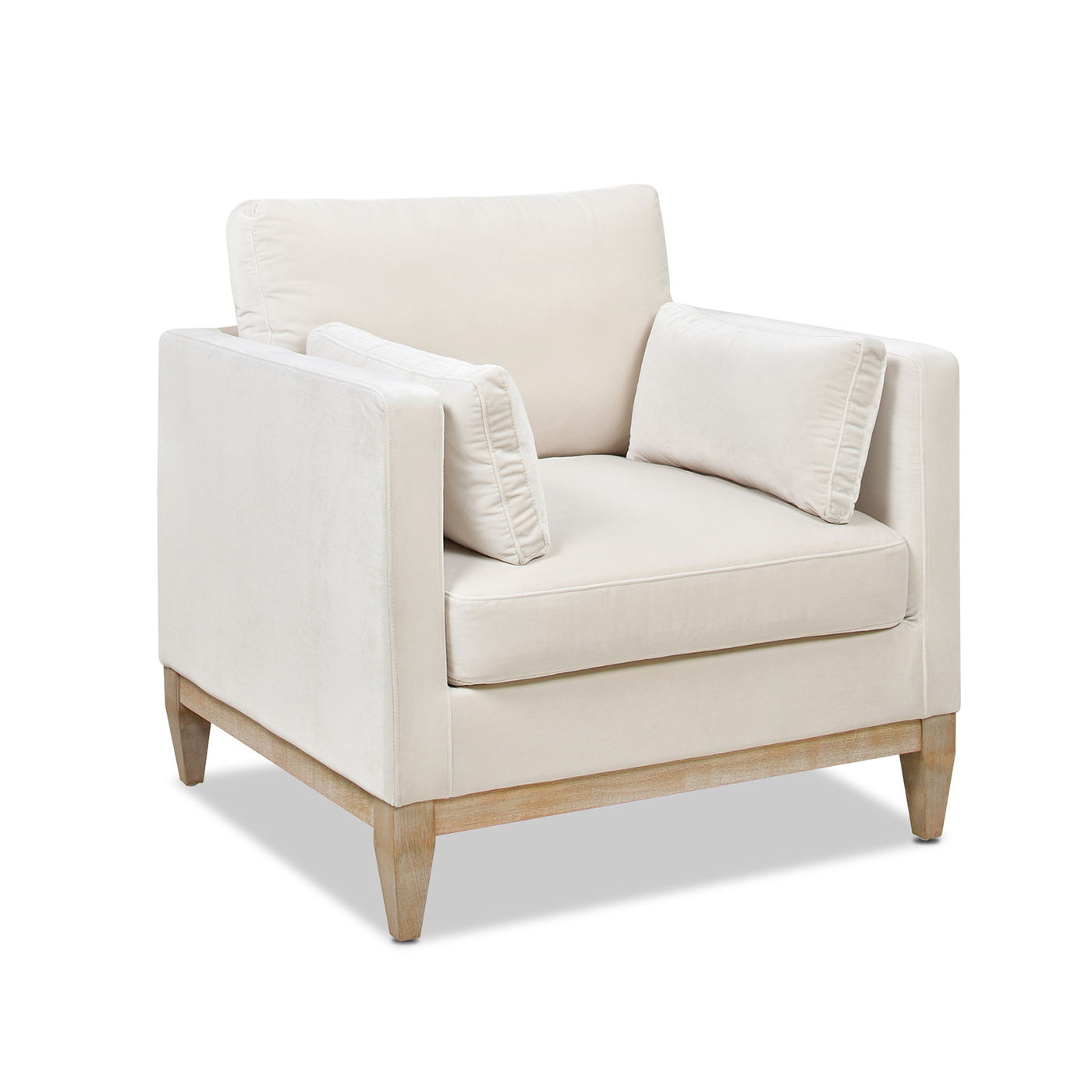 Knox - Modern Farmhouse Arm Chair - French Beige