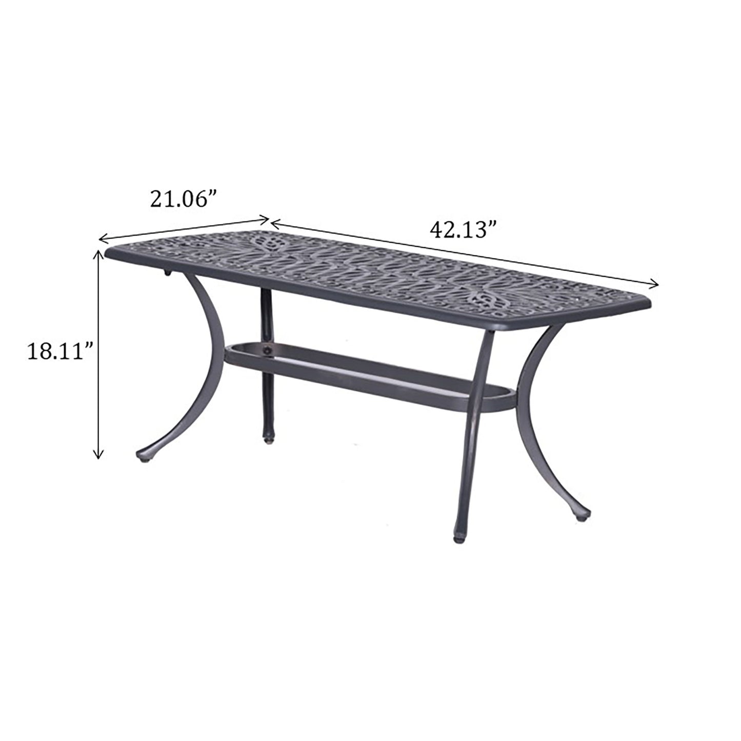 Coffee Table - Gunmetal