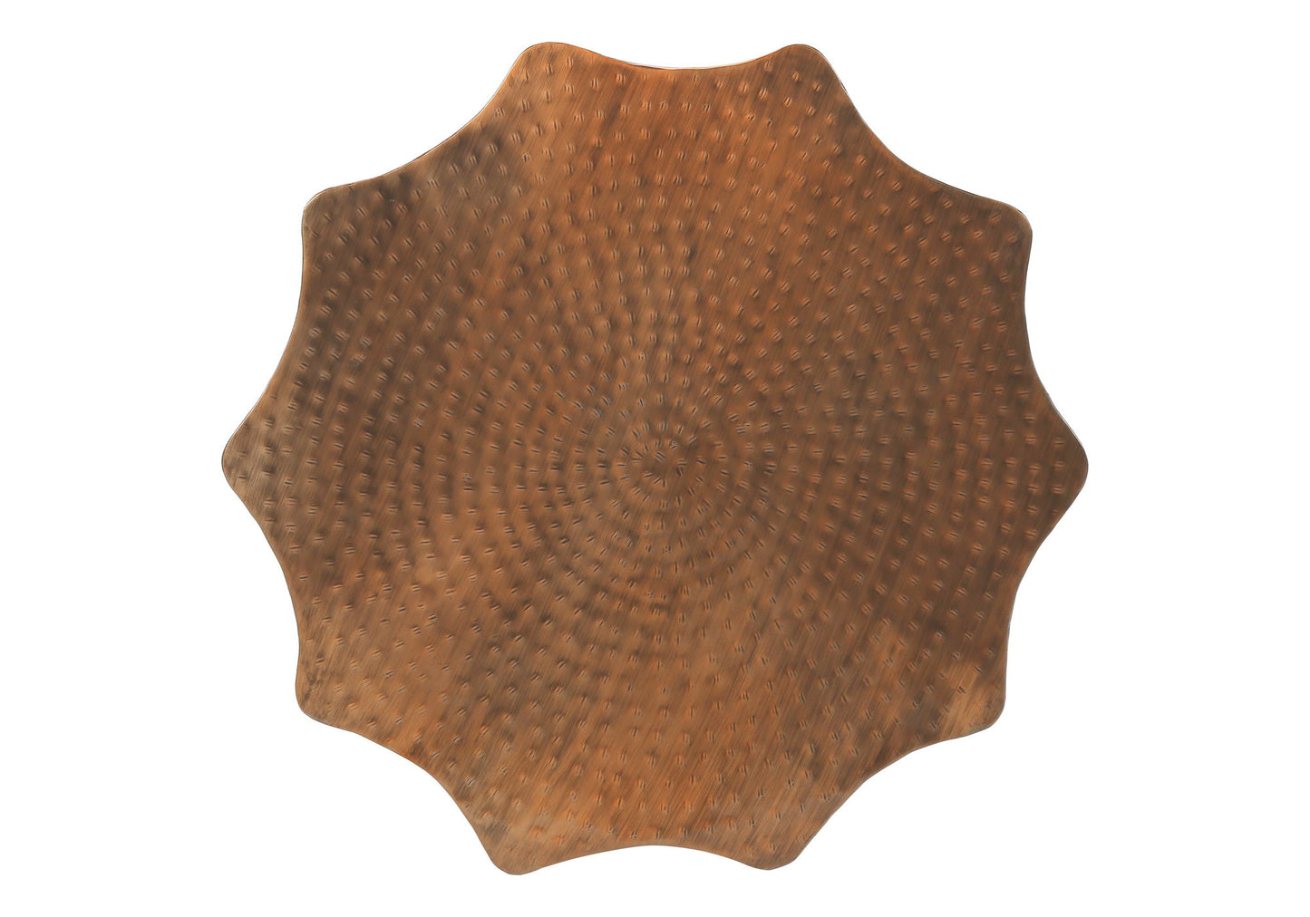 Drum Accent Side Table, Contemporary - Copper