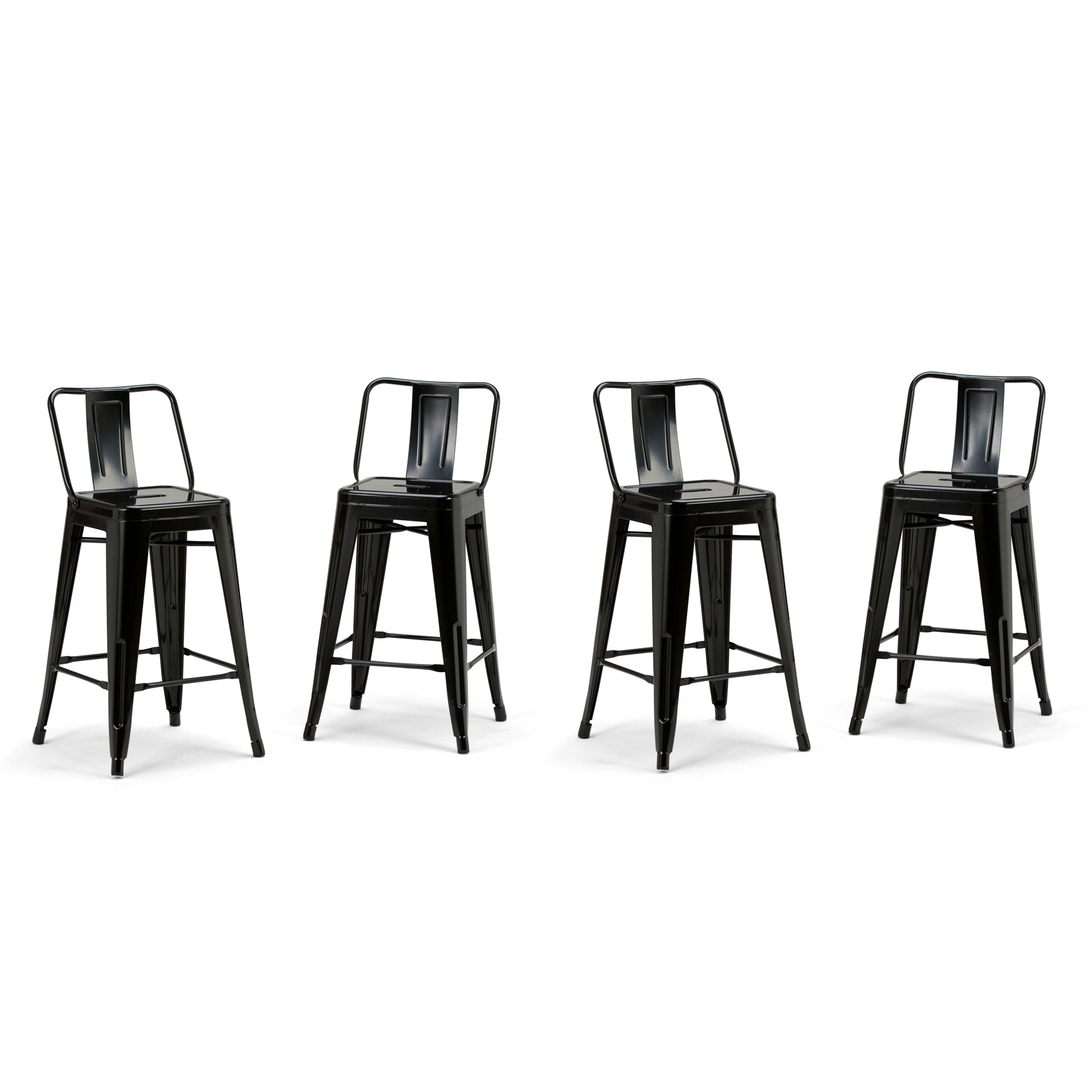 Rayne - Counter Height Stool (Set of 4) - Black