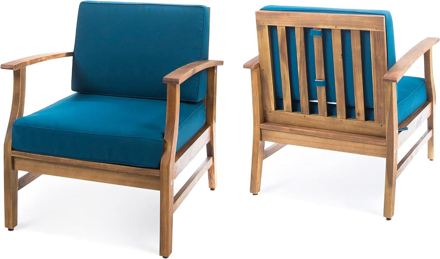 Perla - Club Chairs (Set of 2) - Blue