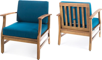 Perla - Club Chairs (Set of 2) - Blue