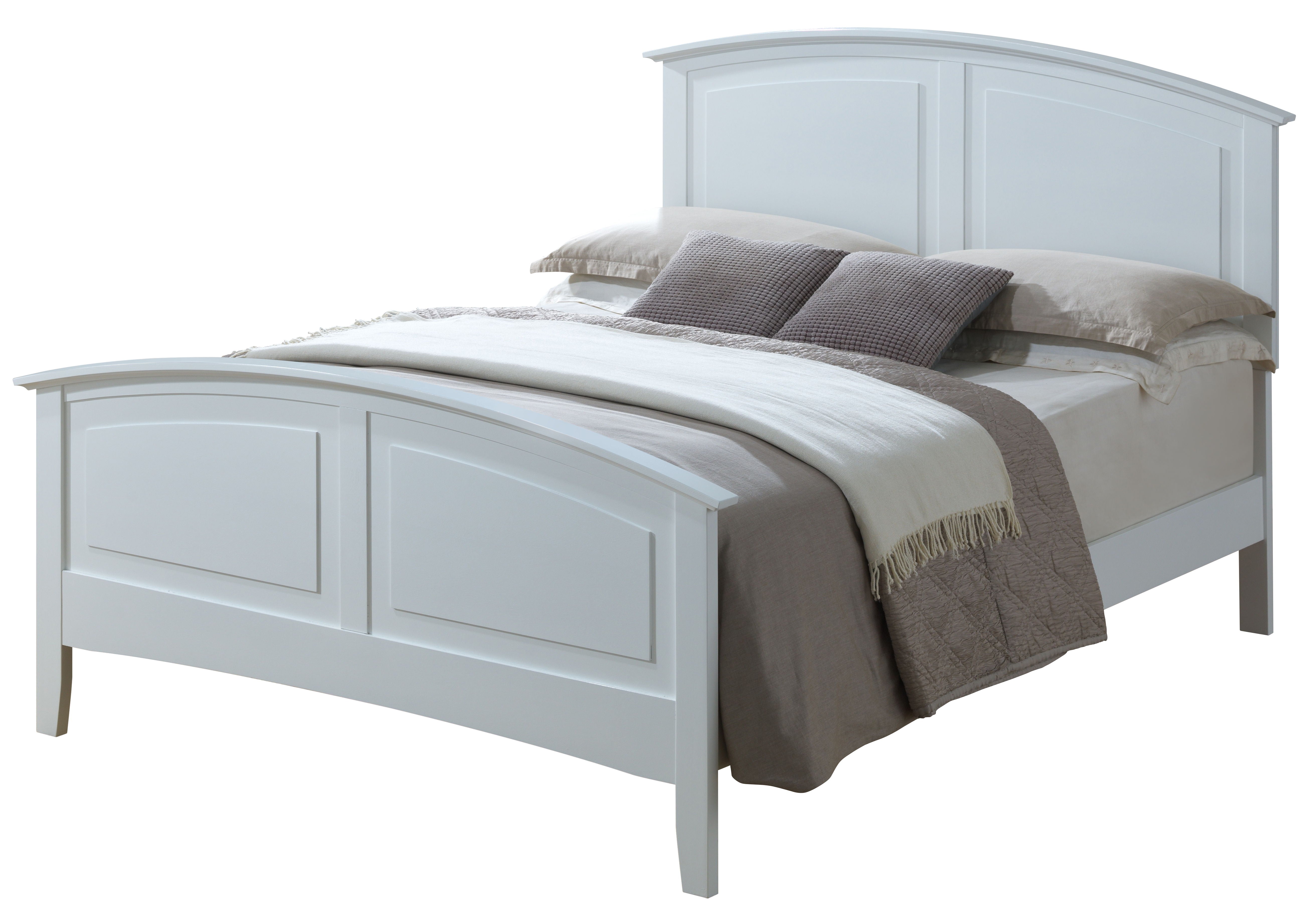 Queen Bed - White