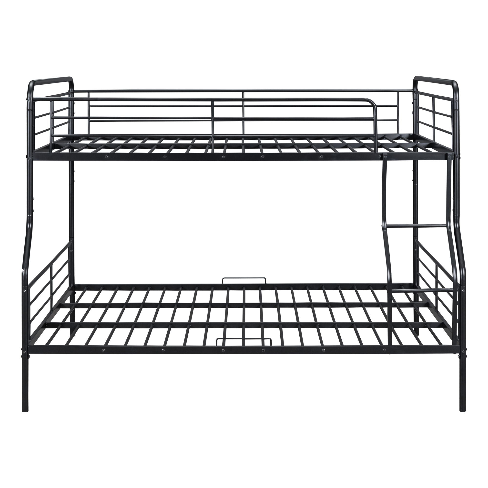 Full Long Over Queen Bunk Bed - Black