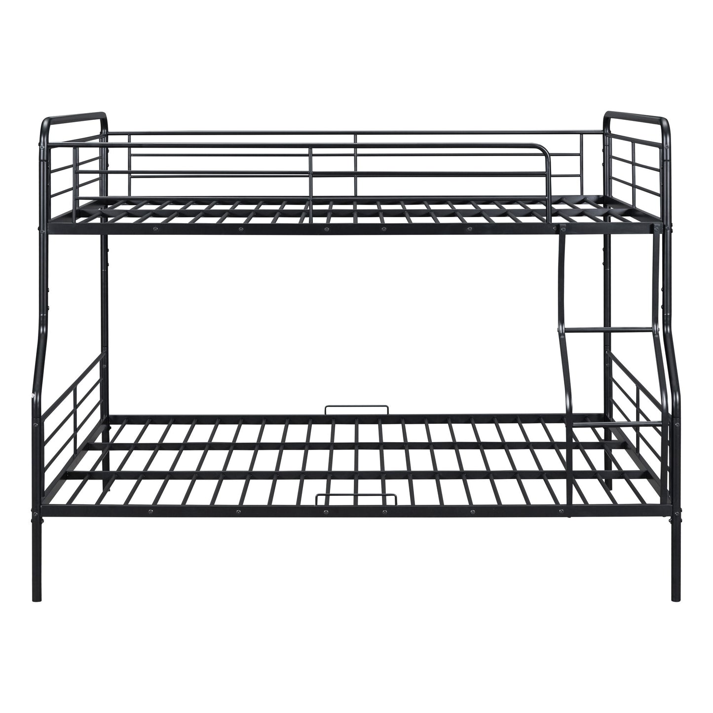 Full Long Over Queen Bunk Bed - Black