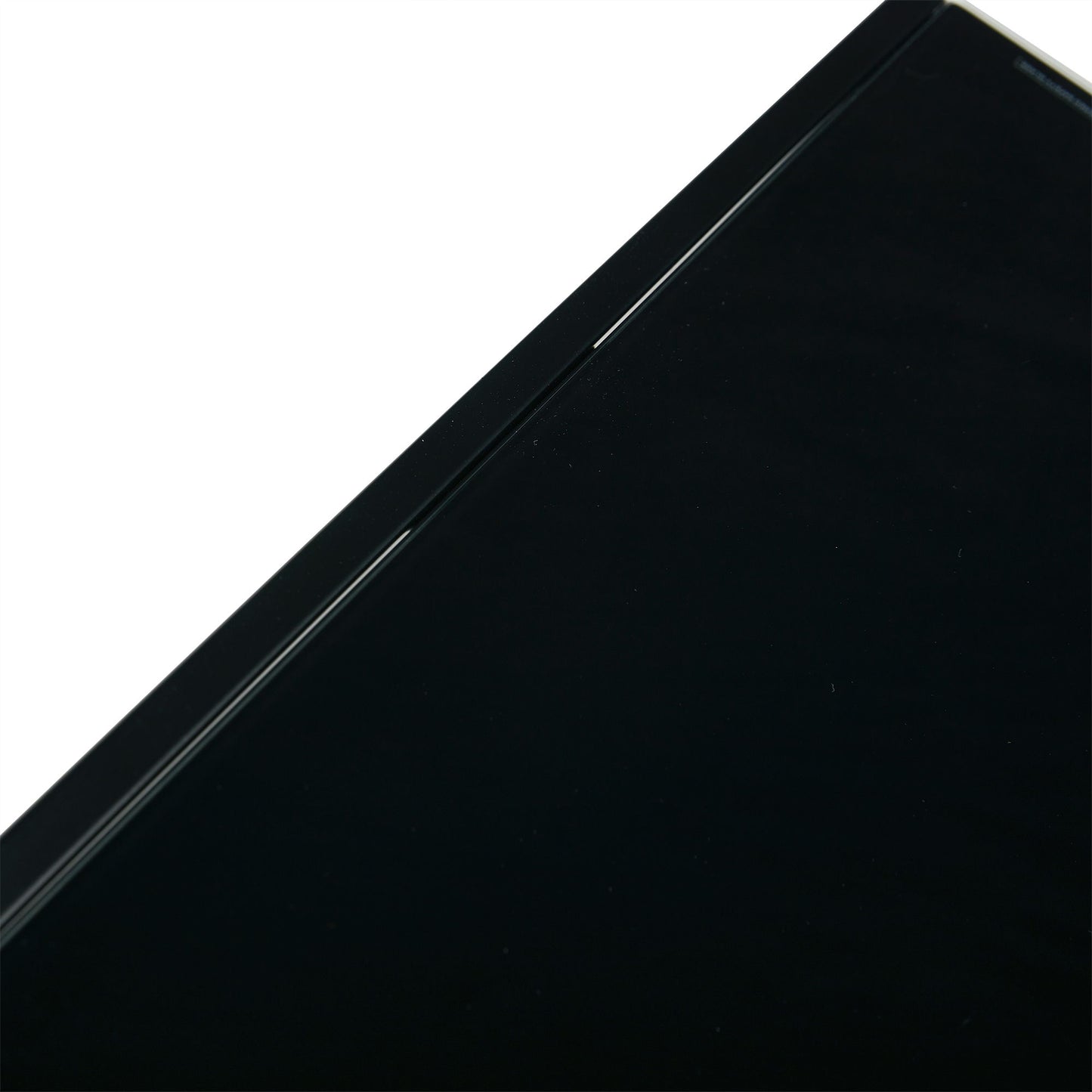 Coffee Table (Set of 2), Square Modern Table With Tempered Glass Finish For Living Room - Black