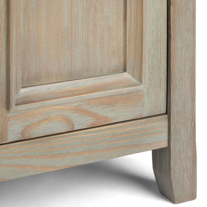 Amherst - Wide TV Media Stand - Distressed Gray