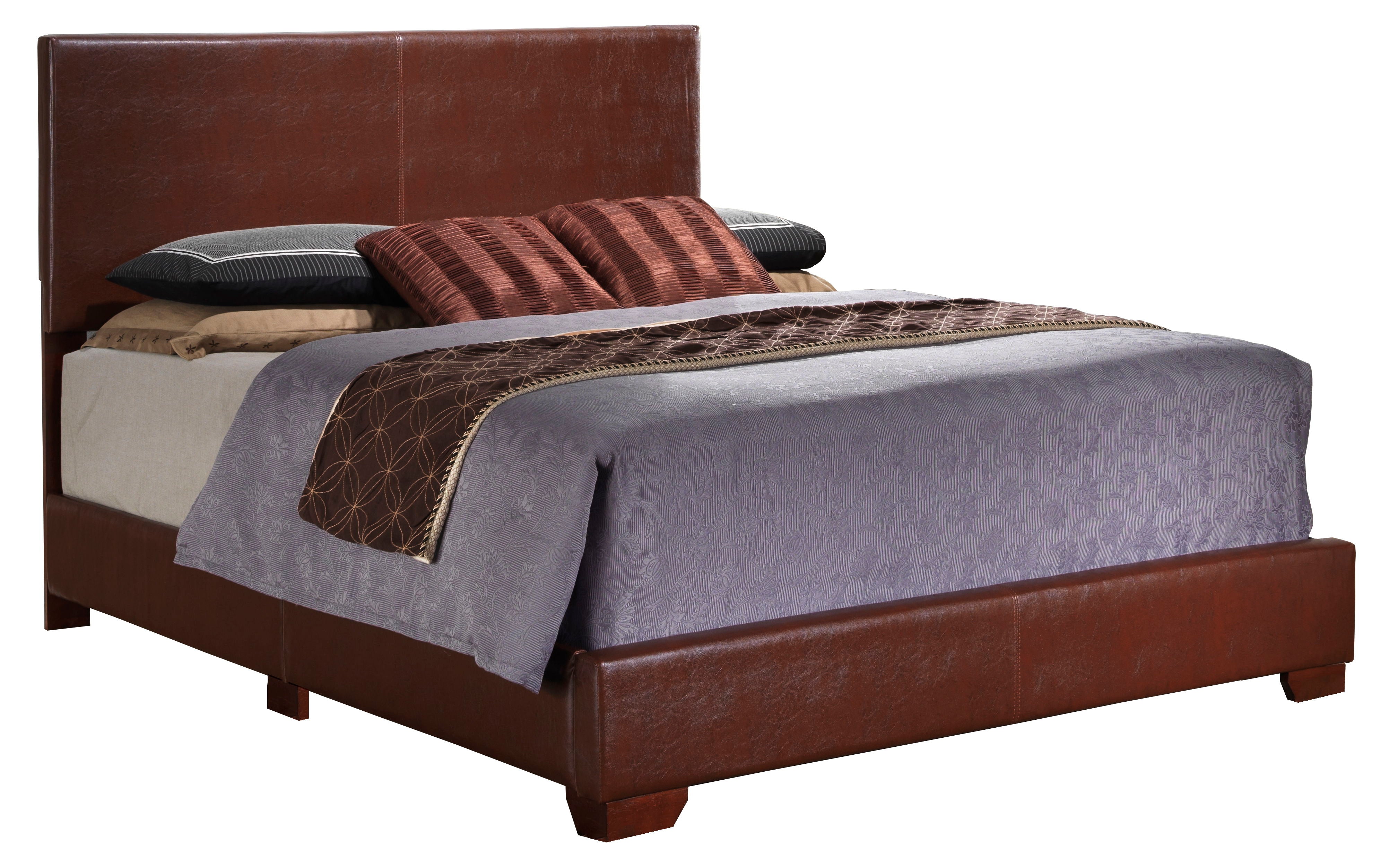 Aaron - Queen Bed - Light Brown