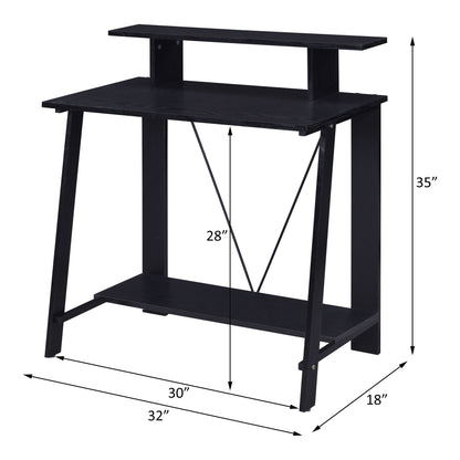 Nypho - Writing Desk - Black