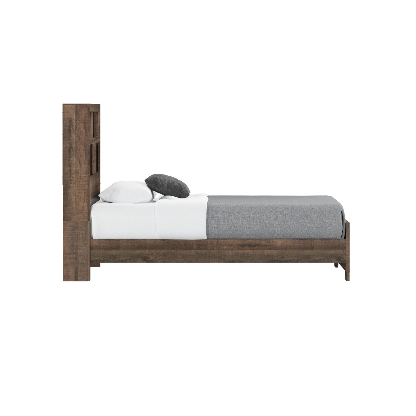Plinz - Twin Bookcase Bed - Brown