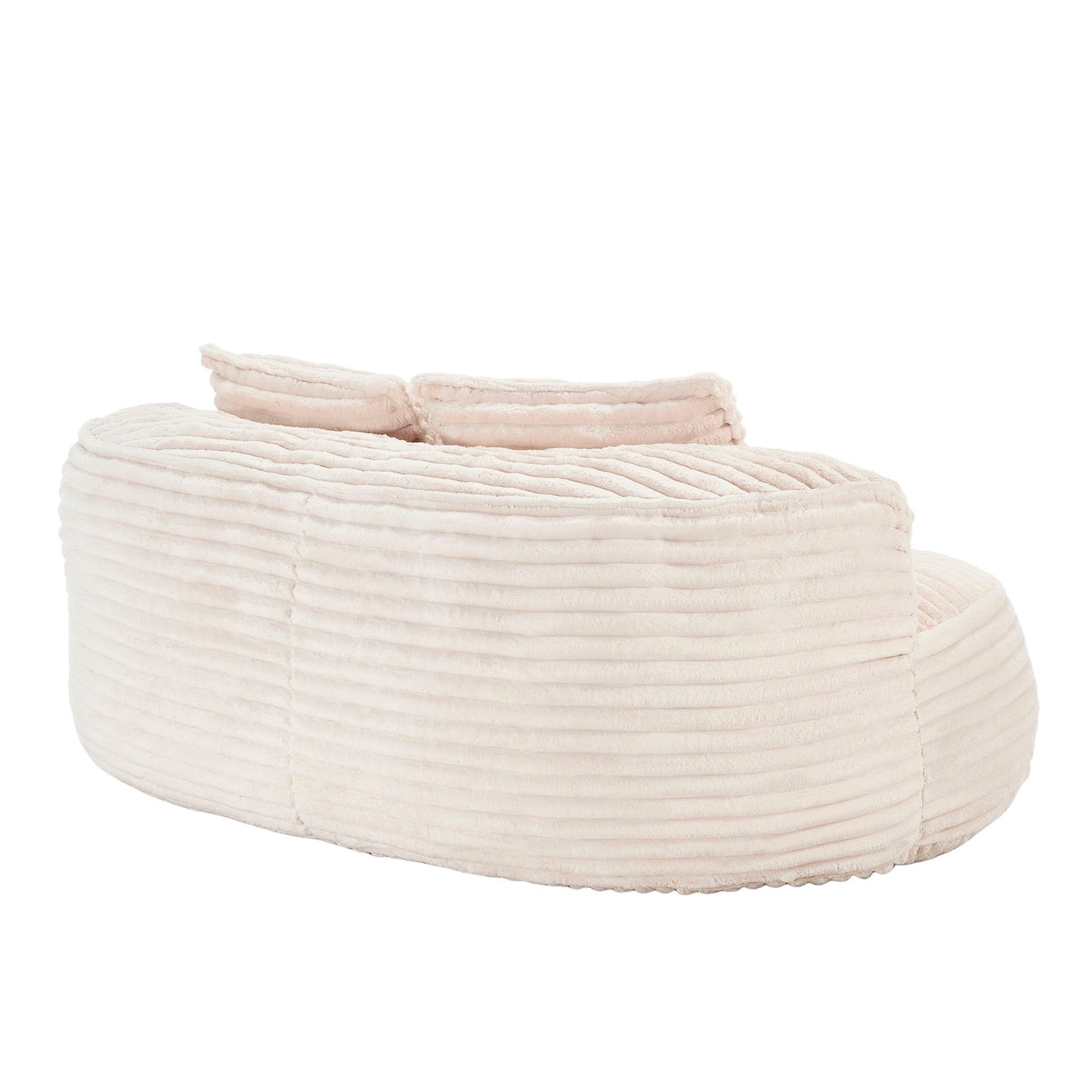 Bean Bag Sofa Lazy Sofa Comfort Lounger High Back Chair For Adults And Kids, Indoor & Outdoor - Beige