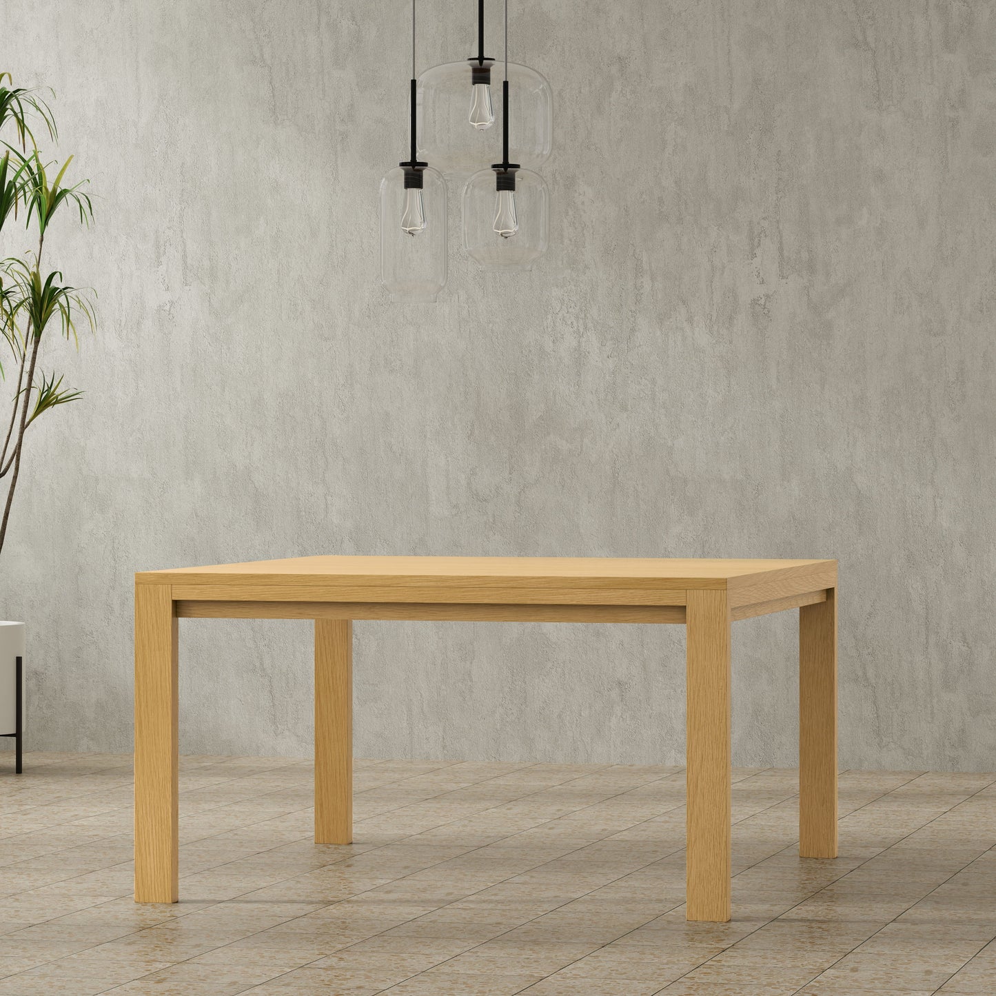 Wilson - Square Dining Table - Brown - Wood