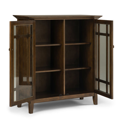 Bedford - Medium Storage Cabinet - Rustic Natural Aged Brown