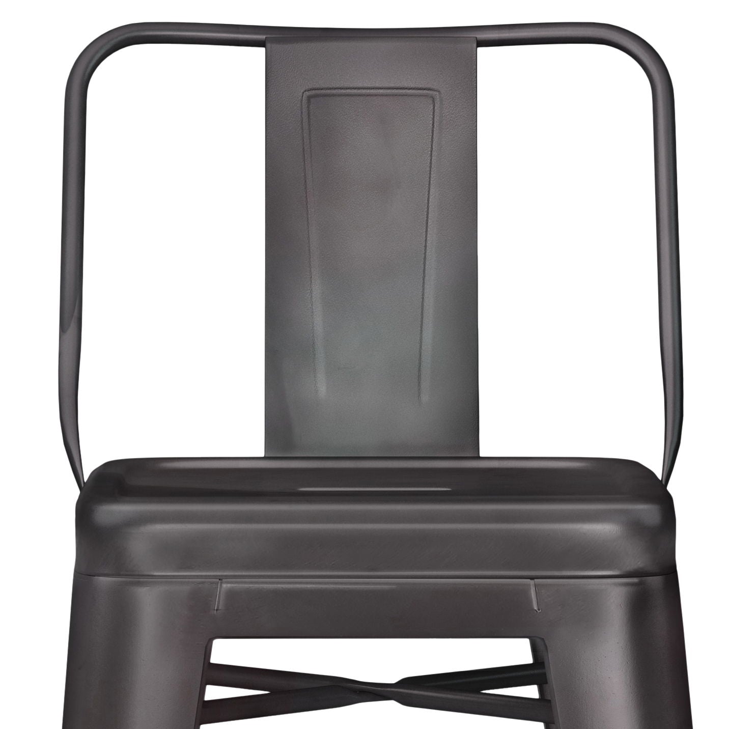 Rayne - Metal Counter Height Stool (Set of 2) - Gunmetal Gray