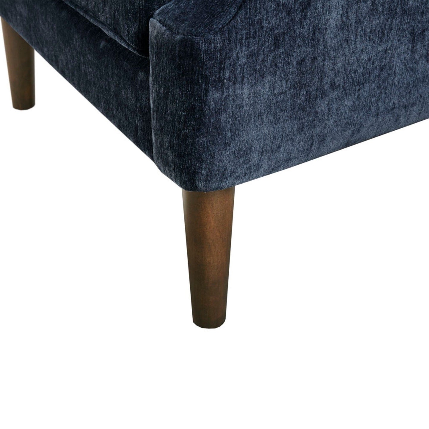 Button Tufted Accent Chair Vintage - Navy