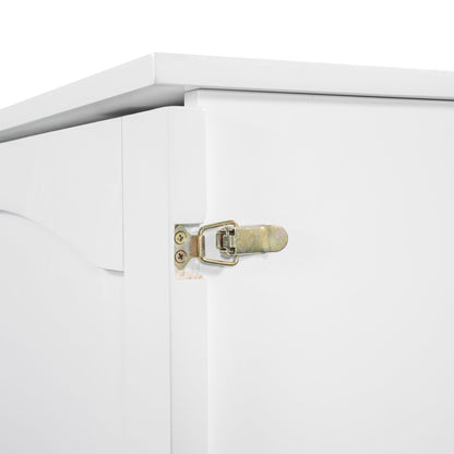 Queen Size Murphy Wall Bed With Drawer And A Set Of Sockets & USB Ports, Pulley Structure Design - White
