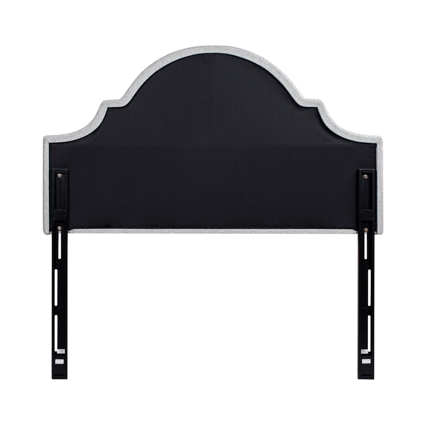 Catherine - Queen Upholstered Headboard - Light Gray
