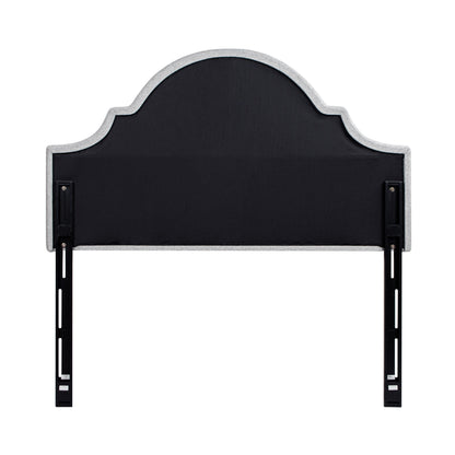 Catherine - Queen Upholstered Headboard - Light Gray