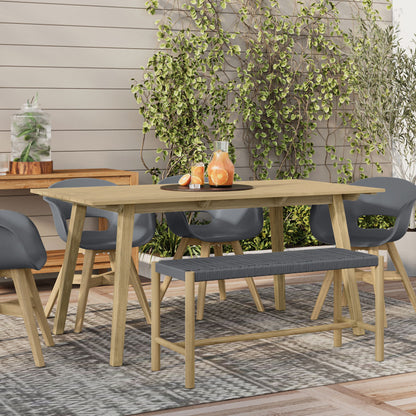 Dahlia - Outdoor Indoor Bench - Gray