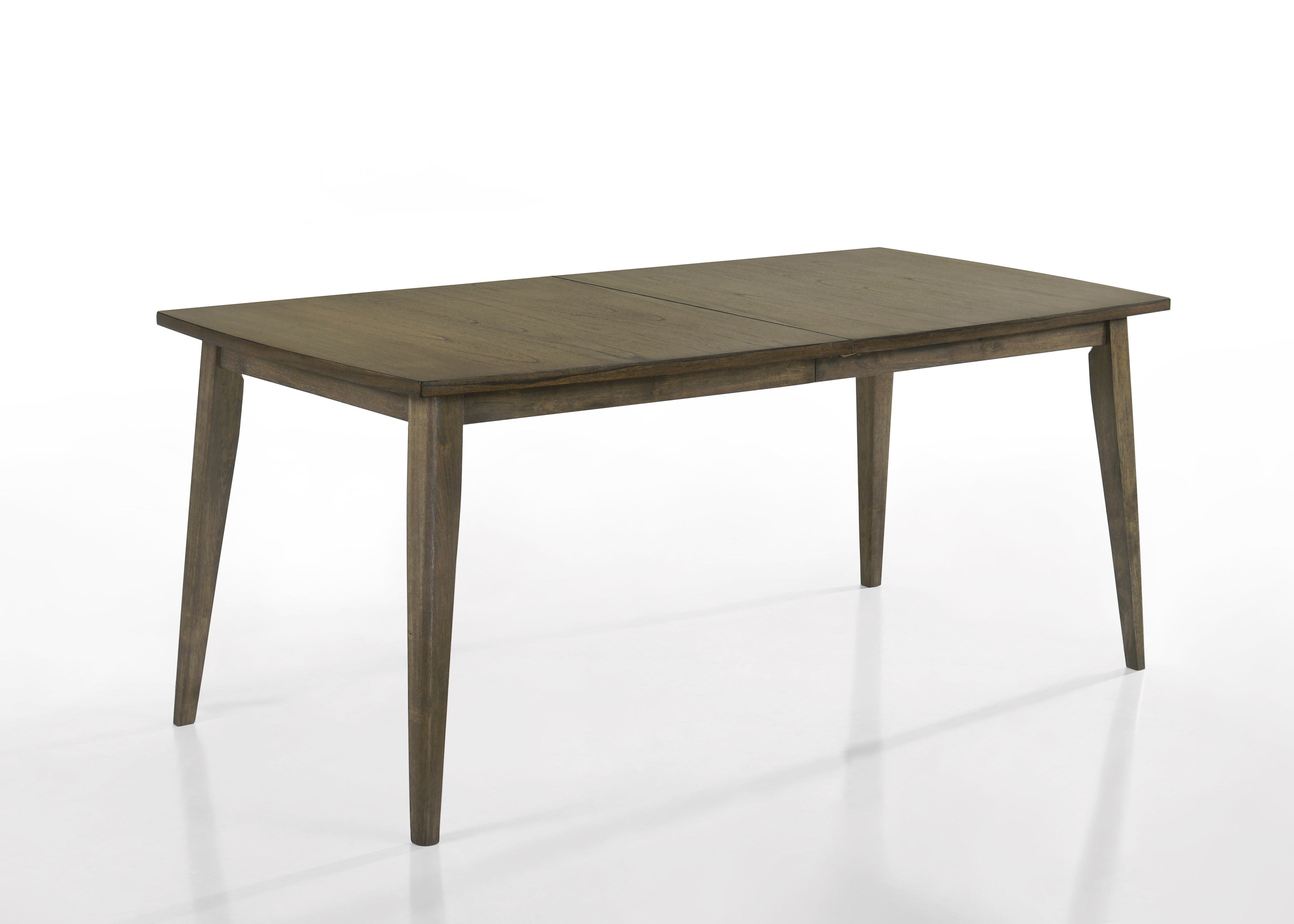 Bistro - Wide Vintage Contemporary Rectangle Dining Table - Walnut