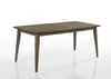 Bistro - Wide Vintage Contemporary Rectangle Dining Table - Walnut