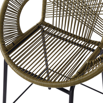 Ferrara - Outdoor Patio Barstool (Set of 2) - Green