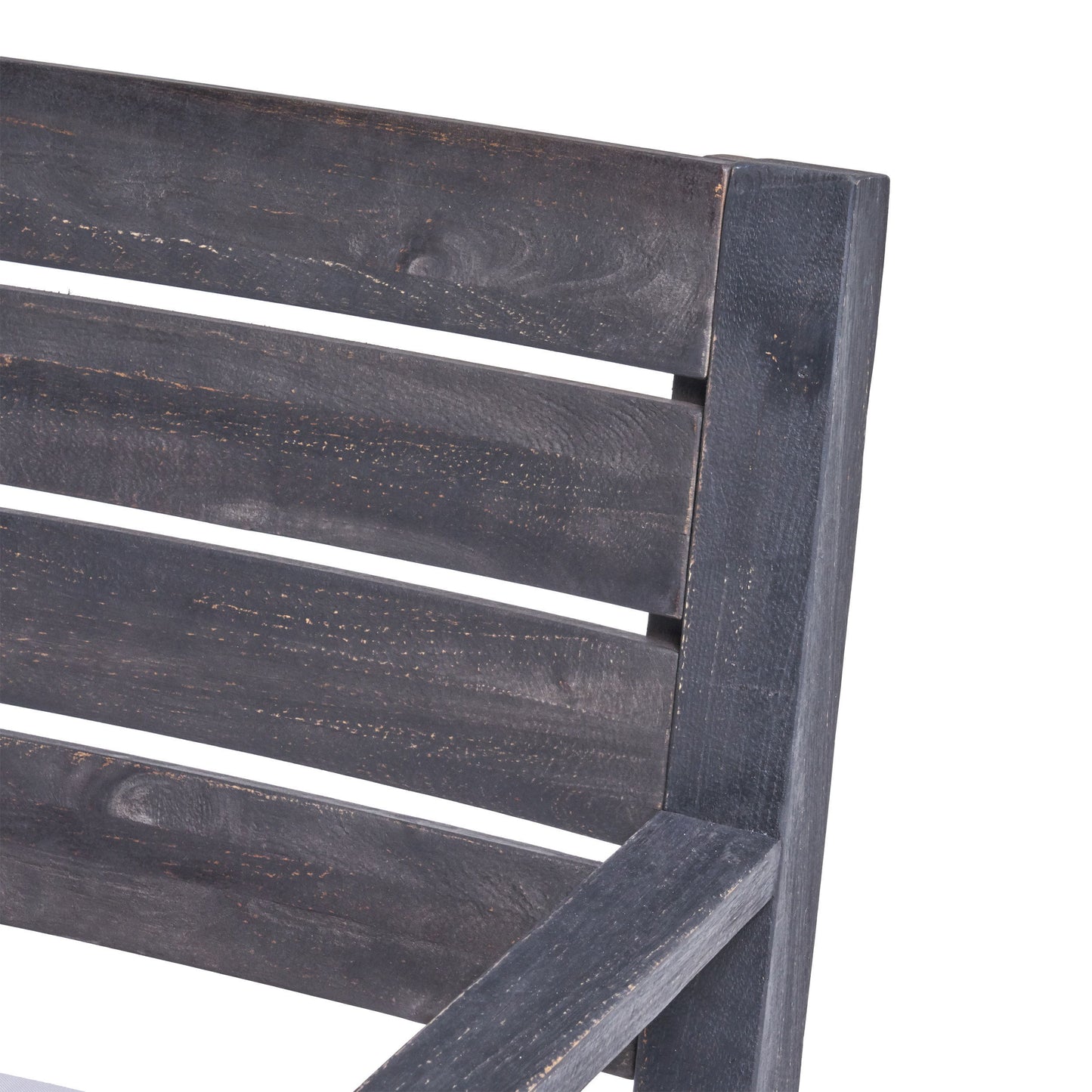 Outdoor Dining Chair (Set of 2) - Dark Gray / Light Gray - Dark Gray