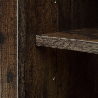 4 Door Cabinet With 1 Drawer, With 4 Adjustable Inner Shelves, Storage Cabinet - Natural