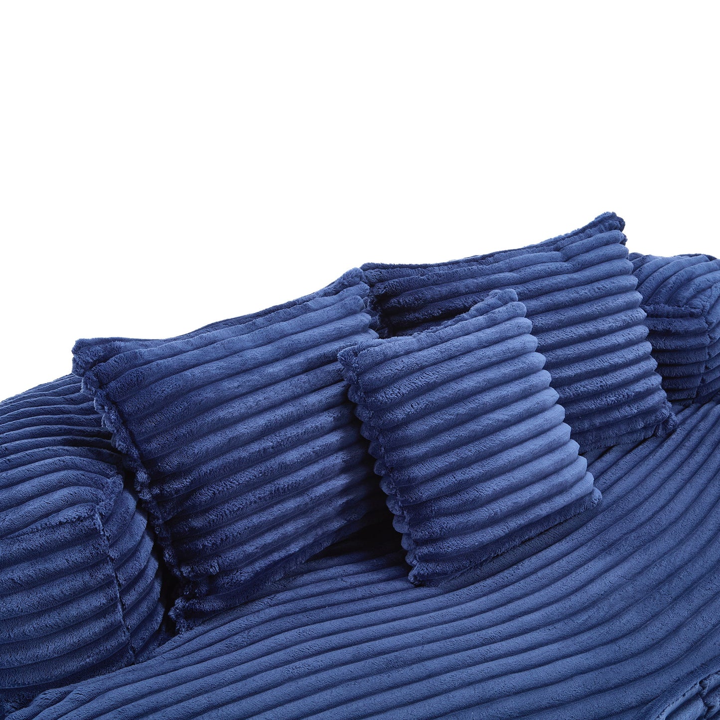 Bean Bag Sofa Lazy Sofa Durable Comfort Lounger High Back Chair For Adults And Kids, Indoor & Outdoor - Navy