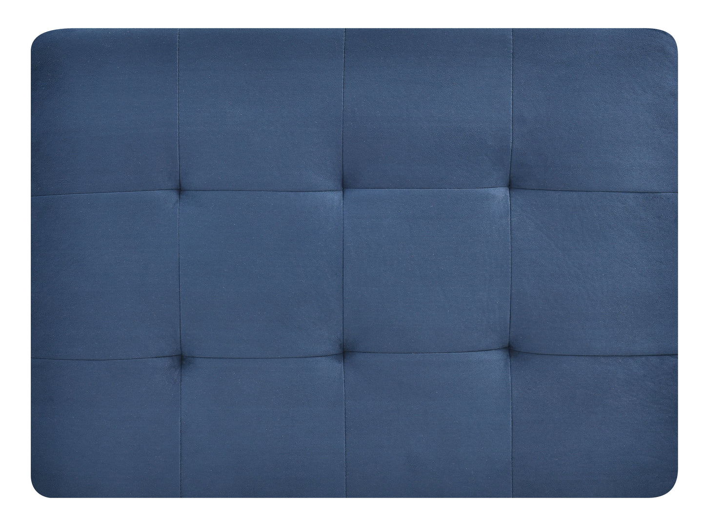 Stylish Contemporary Ottoman - Navy Blue