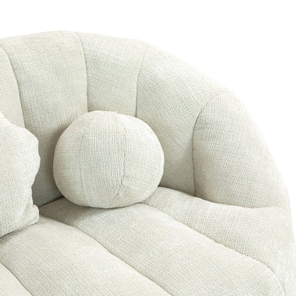 High Back Bean Bag Sofa Couch For Adults And Kids, Comfortable Lounger, Indoor & Outdoor Use - White