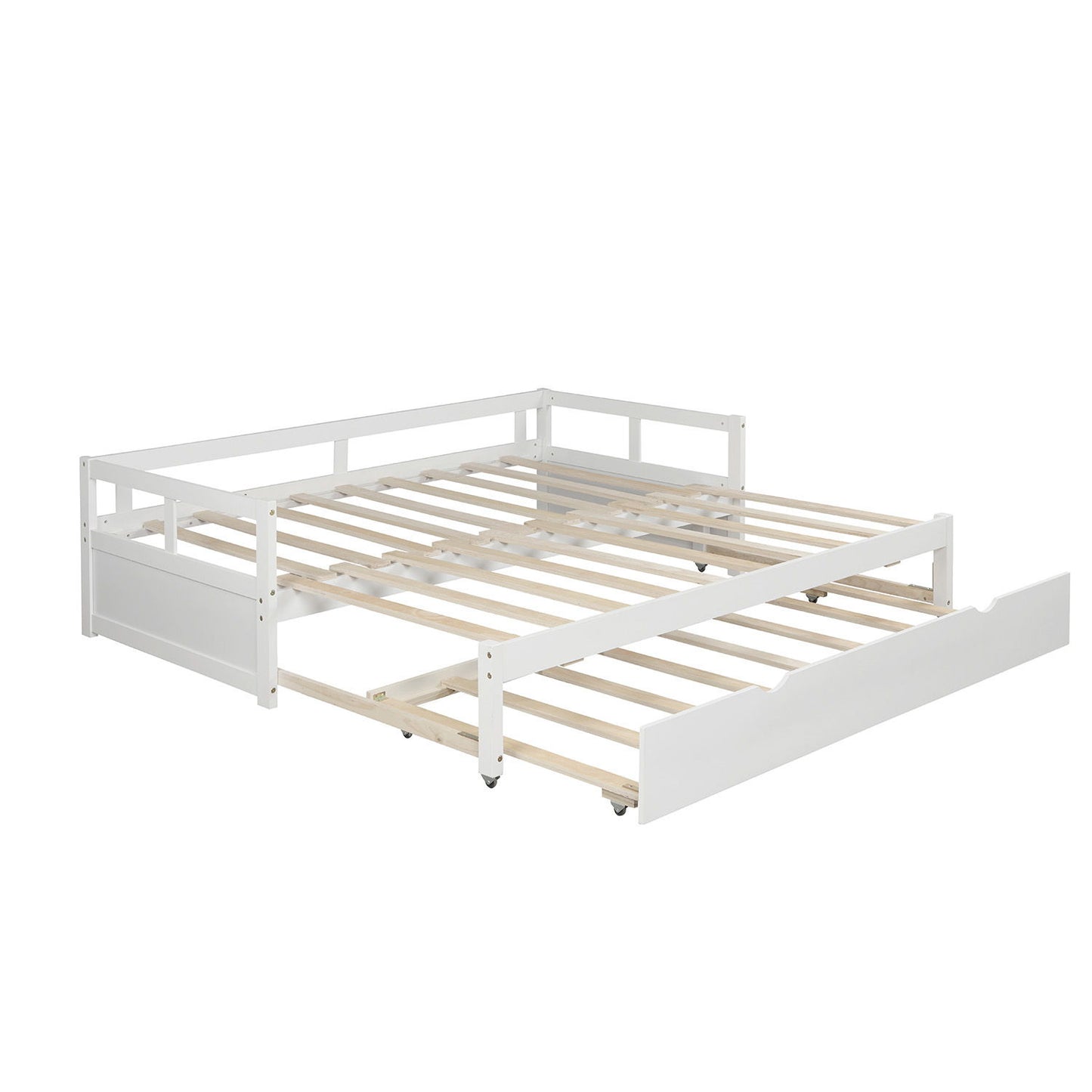 Extending Daybed With Trundle, Daybed With Trundle - White