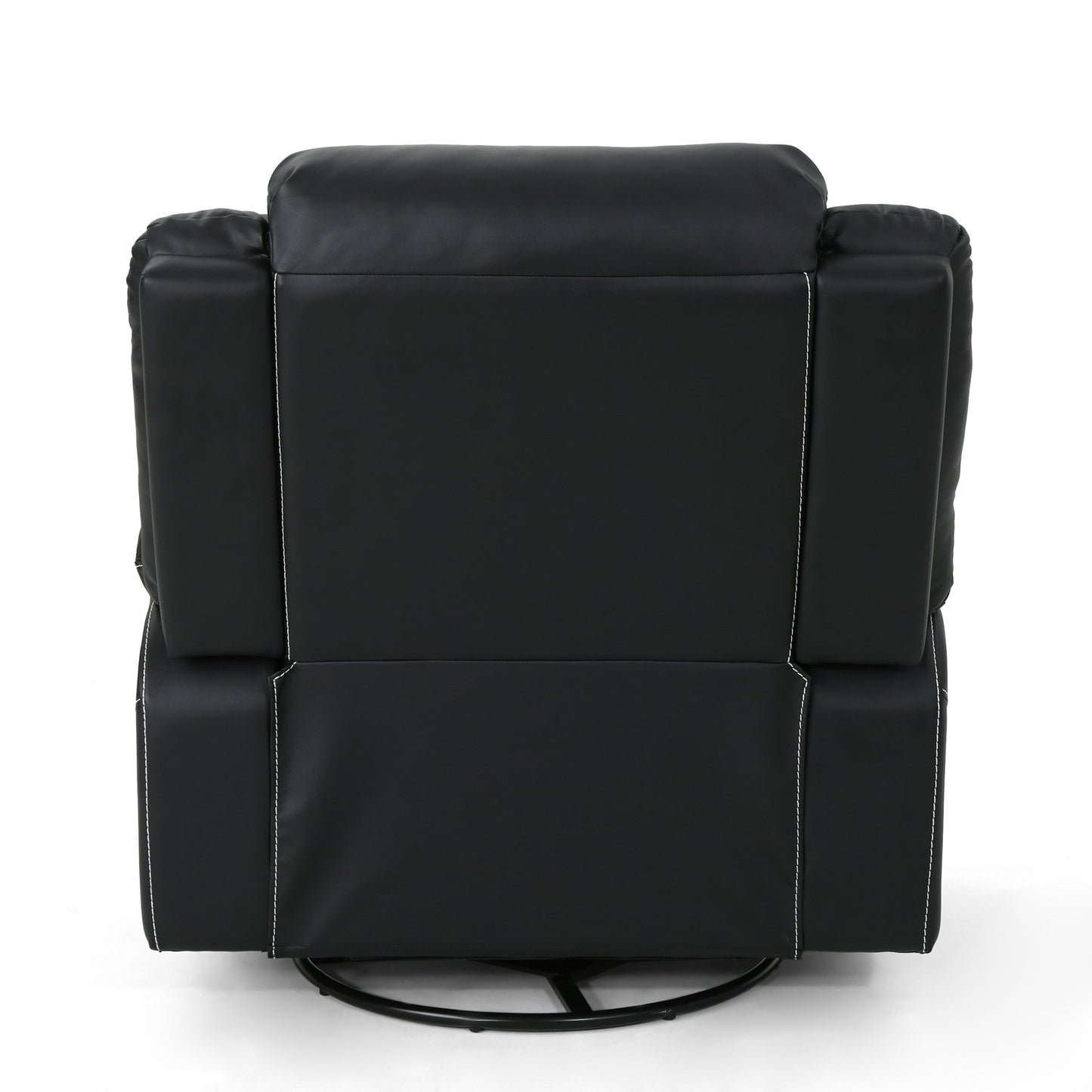 Wide Manual Swivel Standard Recliner - Black