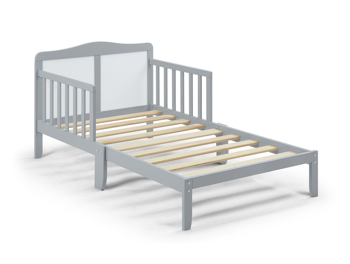 Birdie - Toddler Bed - Light Gray/White