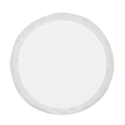 Metal End Table Large - White