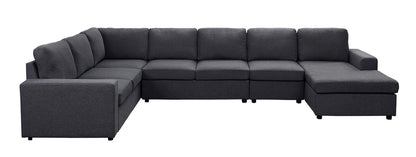 Hayden - Modular Sectional Sofa With Reversible Chaise - Dark Gray