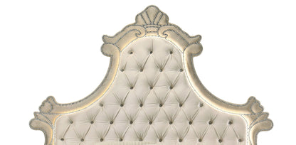 Lucienne - Eastern King Bed With LED - Beige