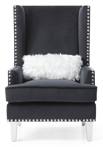 Elegant Traditional Accent Chair - Black