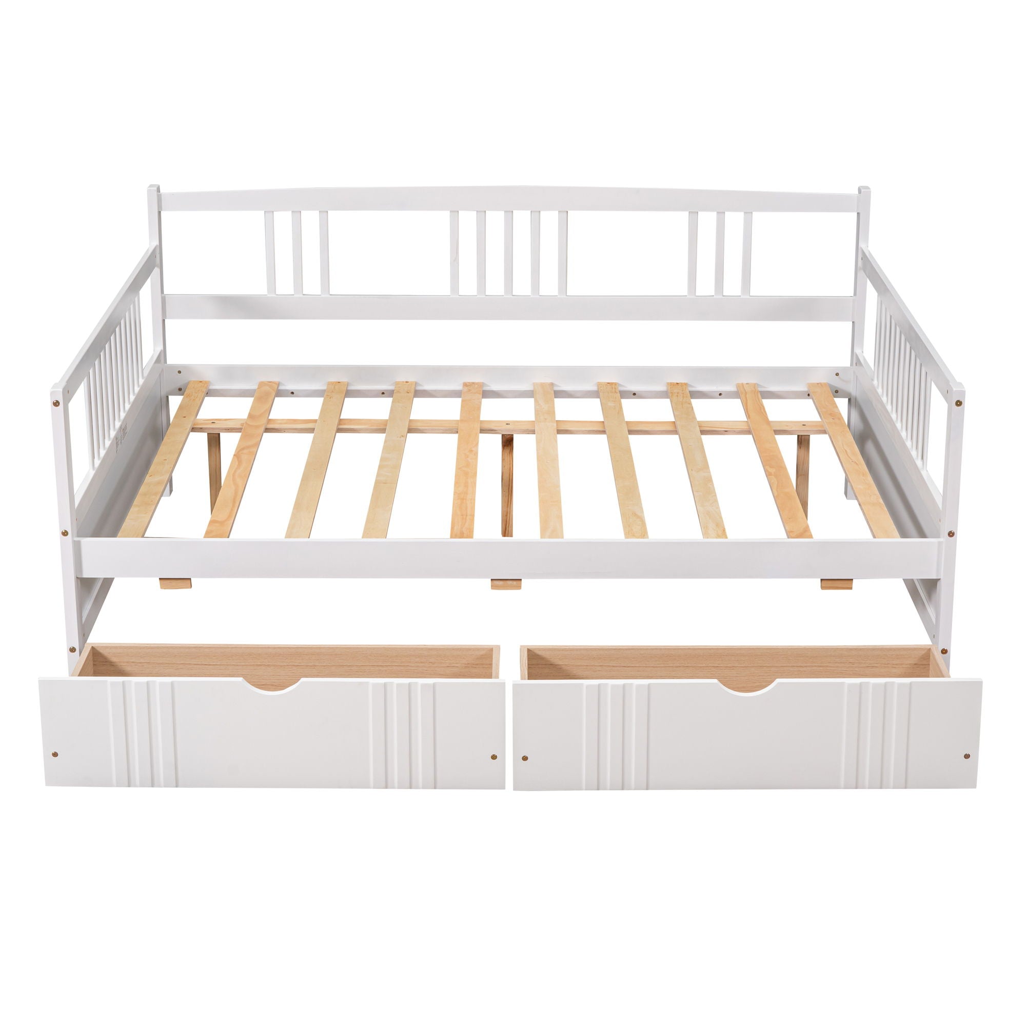 Full Size DayBed With 2 Drawers - White